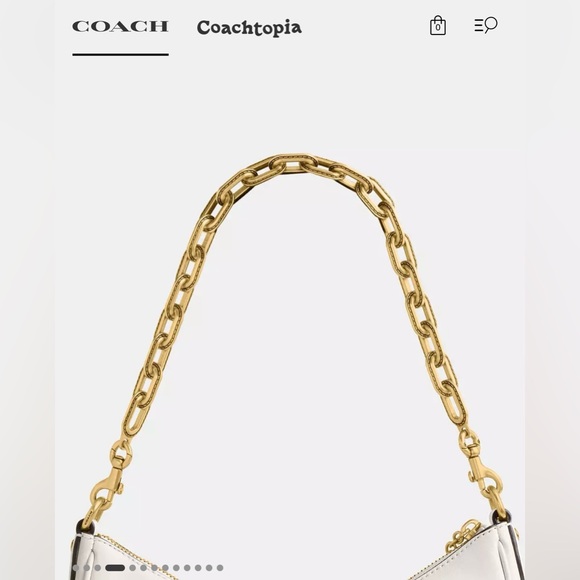 NEW w/o tags - Coach Brass Gold Link Chain Strap *STRAP ONLY, no bag* - Picture 5 of 6